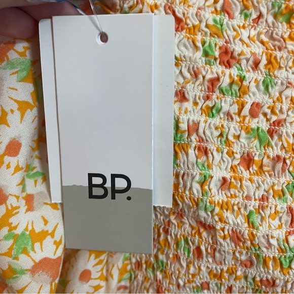 BP. by Nordstrom ruched floral cropped camisole top - Picture 9 of 10